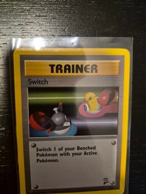 Pokémon Trainer Switch Card - Vintage